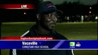 Coach Of Vacaville Christian Speaks About Playoffs [upl. by Etireuqram]