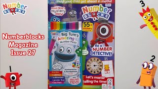 Numberblocks Magazine Issue 27 December  Big Tums Amazing Number Pack numberblocks [upl. by Ahsitil]