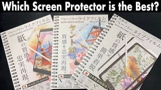 Bellemond Paper vs Kent vs Removable Magnetic Screen Protector for iPad Pros and Cons Artist Review [upl. by Anneg]