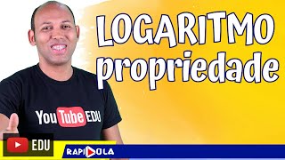 Propriedade dos logaritmos 🔵 APLICAÇÃO [upl. by Billat]