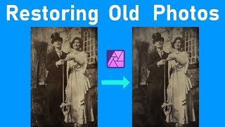 How to Restore Old Photos in Affinity Photo [upl. by Aimat]