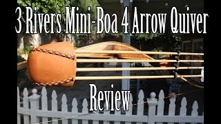 3Rivers MiniBoa 4 Arrow Bow Quiver Review [upl. by Lirba700]