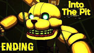 INTO THE PIT CANON ENDING SPRINGBONNIE DEFEATED  FNAF INTO THE PIT ENDING [upl. by Kath]