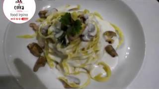 Tagliatelle ai funghi porcini con colatura di provola [upl. by Lewls]