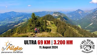 Allgäu Panorama Marathon Ultra  69 km  11082024 [upl. by Kcirddec]