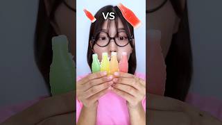 Which is better to eat Daimon Lollipop VS Bottle Jelly facts amazingfacts [upl. by Pawsner]