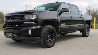 2016 Chevrolet Silverado 1500 LTZ Z71 4X4 Midnight Edition Crew Cab at Wilson County Chevy [upl. by Ribak]