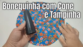 Excelente Ideia Feita Com Cone de Linha [upl. by Eibloc47]