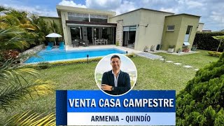 VENTA DE CASA CAMPESTRE EN ARMENIA QUINDIO COLOMBIA [upl. by Aek]