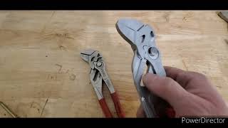 the budget mechanic ICON 10 inch pliers wrench vs Knipex pliers wrench [upl. by Aihtennek]