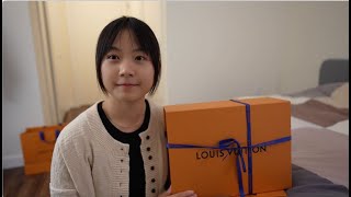 Louis Vuitton Boulogne LV 牛角包开箱 4K [upl. by Cicily]