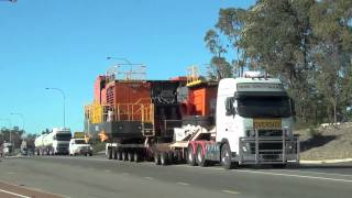 Australian Heavy Haulage 10th March 2012 [upl. by Volotta]