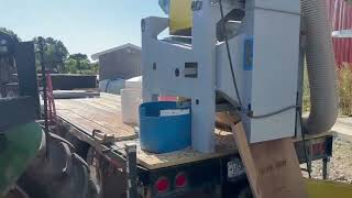 Cleaning Triticale with GCS Air Screener [upl. by Ellak907]