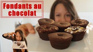 LES MEILLEURS FONDANTS AU CHOCOLAT CŒUR COULANT  VEGAN [upl. by Ahsied]