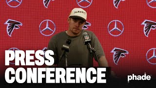 Taylor Heinicke Jonnu Smith Jeff Okudah amp others address media following Falcons vs Vikings match [upl. by Snahc753]