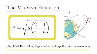 The Visviva Equation  Derivation Orbital Energy and Applications [upl. by Nerro69]