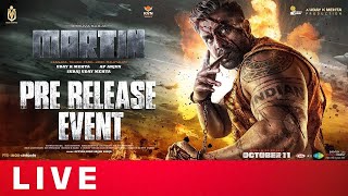 Martin Pre Release Event LIVE  Dhruva Sarja  AP Arjun  Uday K Mehta [upl. by Ahseital576]