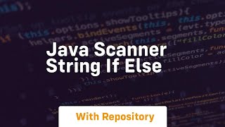 java scanner string if else [upl. by Tena]