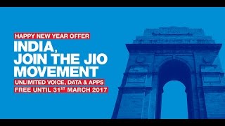 Jio Happy New Year Offer TVC  JioDigitalLife HD  45 [upl. by Nonnairb]