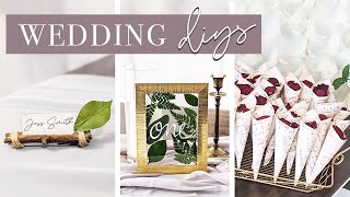 5 New Wedding DIYs  diy wedding decor on a budget [upl. by Eiramoj]