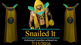 9HP  1st Skiller to achieve Untrimmed Invention Snailed lt [upl. by Raimondo950]