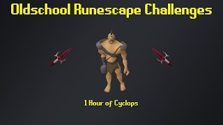 OSRS Challenges 1 Hour of Cyclops  Episode 23 [upl. by Werd128]