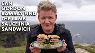 Gordon Ramsay Finds the Lamb SauceIn a Sandwich [upl. by Lenod655]