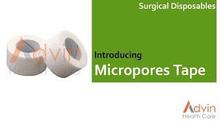 Surgical Disposable Micropore Tape [upl. by Sillyrama]