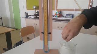 Physics demonstrations Manometer [upl. by Hike40]