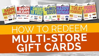 How to Redeem MultiStore Gift Cards No Fees [upl. by Asen]