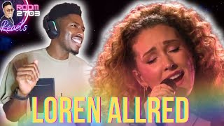 Loren Allred Reaction Somewhere Over the Rainbow AGT All Stars  Eargasmic 🌈✨ [upl. by Benenson]