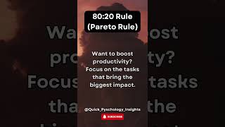 Boost Productivity with the 8020 Rule  Pareto Principle Explained [upl. by Idnak]