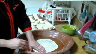 Recette de Crêpes marocaines MSemmen [upl. by Eiliab]