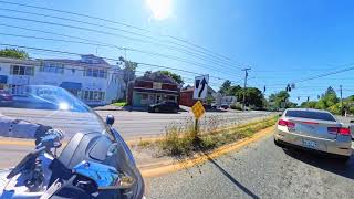 Wharf 48 Portland ME on a K16 bmw k1600gtl bmwra bmwrarally jkonbikes [upl. by Romeyn118]