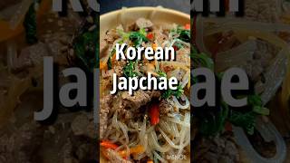 Korean Japchae cooking recipe food korean kochen essen [upl. by Adanama]