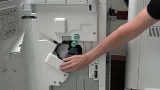 How do I replace the staple cartridge on my copier or printer [upl. by Mandel57]