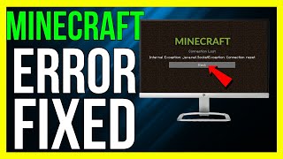 How to FIX Minecraft Internal Exception JavaNetSocketException Connection Reset Error 2024 [upl. by Latoniah374]