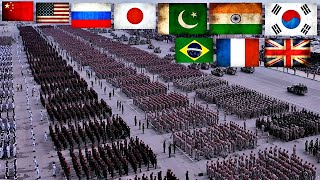 10 Most Powerful Militaries In The World  2023 [upl. by Bluefield]