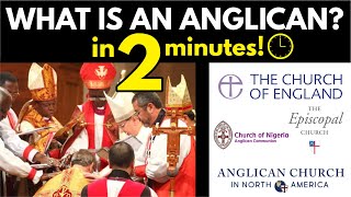 Anglicans Explained in 2 Minutes [upl. by Averill]