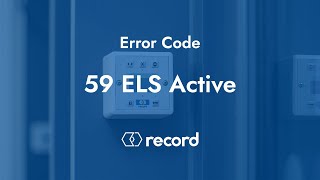 Automatic Door Error 59 ELS Active [upl. by Annaeirb422]