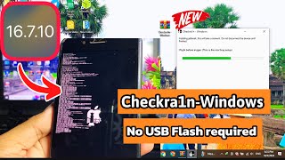 CheckRa1nWindows Jailbreak iOS 16710  iOS 15 got successful  No USB Flash PC required [upl. by Tihor599]