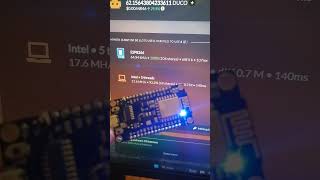 DuinoCoin mining ESP8266 [upl. by Cherice]