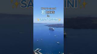 3 day Trip to Santorini Greece  Greek Islands greecetourism [upl. by Guttery]