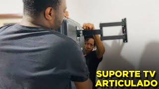 COMO INSTALAR SUPORTE PARA TV ARTICULADO Brasforma 10 A 55 POLEGADAS [upl. by Akere]