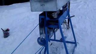 Eigenbau Skilift rope tow homemade [upl. by Ami372]