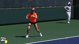 Elena Dementieva hitting forehands and backhands  Indian Wells Pt 07 [upl. by Rea]