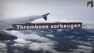 Thrombose im Bein Bei Langstreckenflügen vorbeugen [upl. by Gautious572]