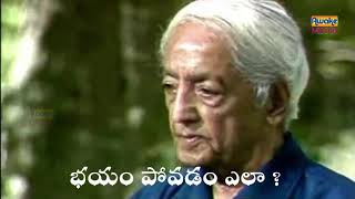 భయం పోవడం ఎలా JIDDU KRISHNAMUTI SPEECHES IN TELUGUAWAKE MEDIA [upl. by Aile]