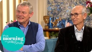 Martin Clunes Meets the Real Doc Martin Responsible for the Shows Clever Storylines This Morning [upl. by Allissa]