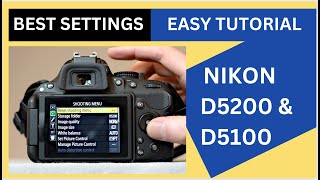 Nikon D5200 amp D5100 Full Tutorial amp Best Setting for Photo amp Video Hindi  Urdu [upl. by Myron]